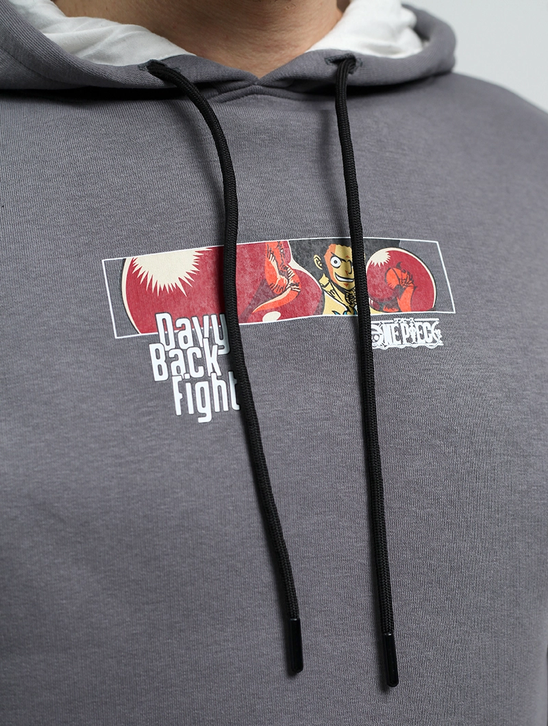 Sweat à capuche imprimé